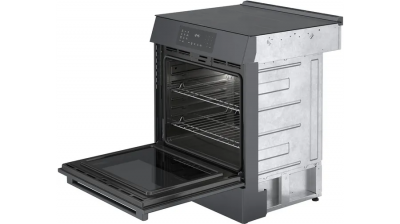 30" Bosch 800 Series Induction Slide-in Range in Black Stainless Steel - HII8047C