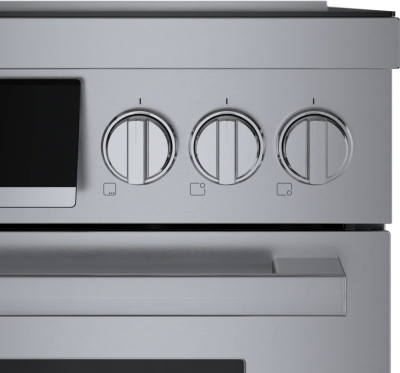 30" Bosch 800 Series Industrial Style Induction Range in Stainless Steel - HIS8055C